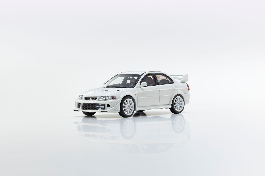 Kyosho 1:43 Mitsubishi Lancer Evolution VI TME White KSR43116W