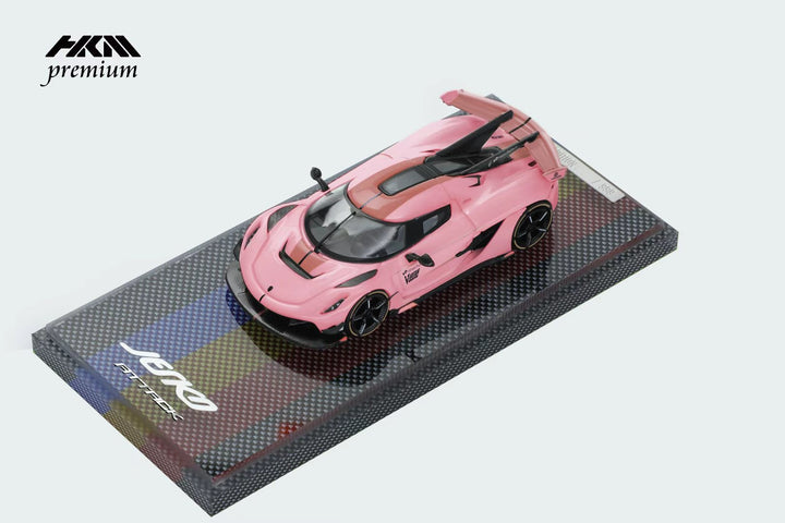 [Preorder] HKM Premium 1:64 Koenigsegg Jesko Attack - Pink (2 Versions)