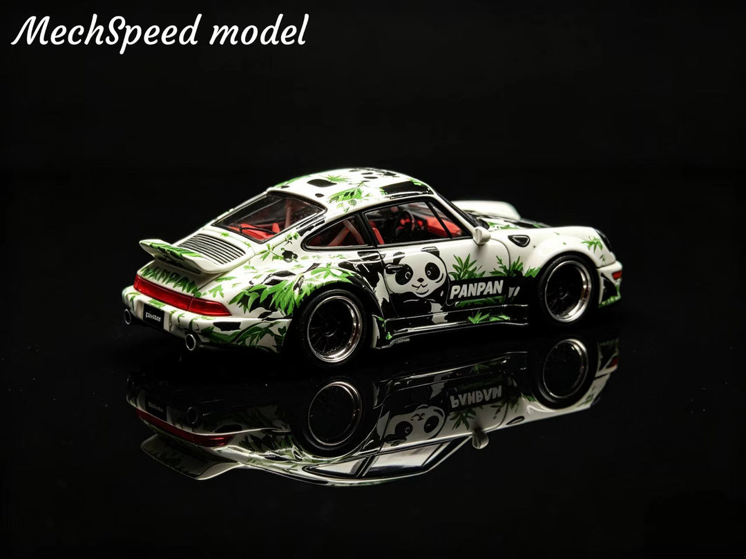 [Preorder] MechSpeed 1:64 Porsche 911 RWB 964 Guofeng (National Style) Panda Livery