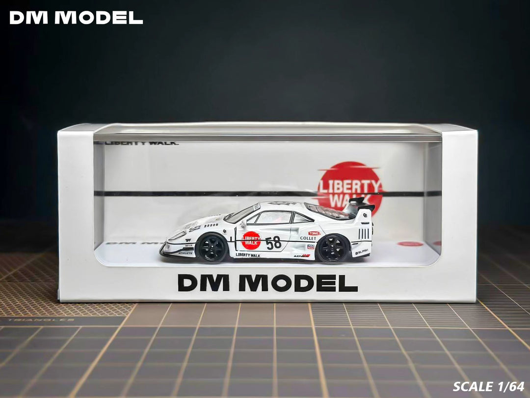 [Preorder] DM Model 1:64 LBWK Ferrari F40 White (2 Versions)