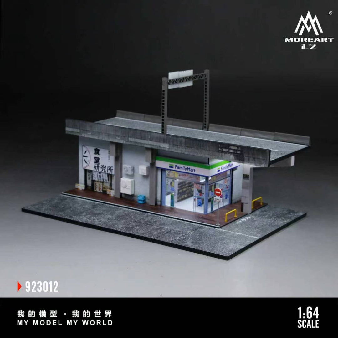 [Preorder] MoreArt 1:64 FAMILY MART CONVENIENCE STORE VIADUCT SCENE MO923012