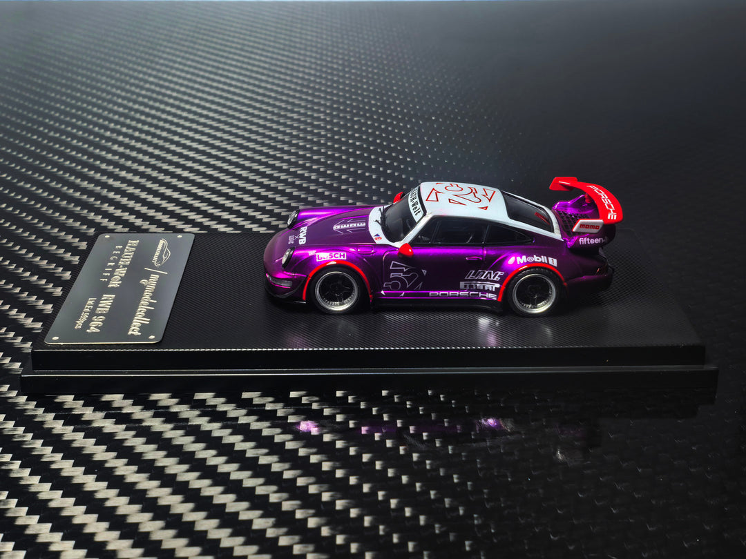 [Preorder] Model Collect 1:64 Transparent Pink Purple High Wing RWB 964 MC640024P