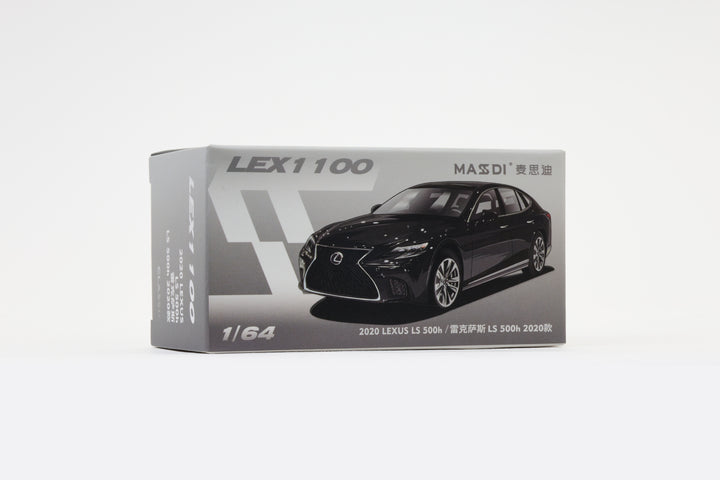 Massdi 1:64 Lexus LS500h Black LEX1100