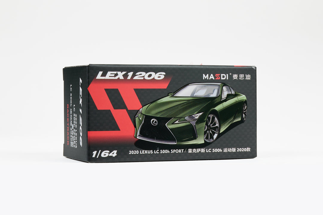 Masdi 1:64 Lexus LC500h Green LEX1206
