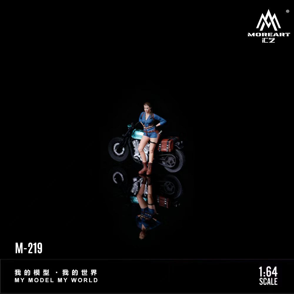[Preorder] MoreArt 1:64 TOMB RAIDER BEAUTY DOLL OFF-ROAD MOTORCYCLE SET MO222219