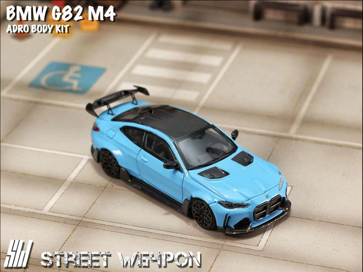 [Preorder] Street Weapon 1:64 BMW G82 M4 ADRO BODY KIT Widebody (2 Colours)