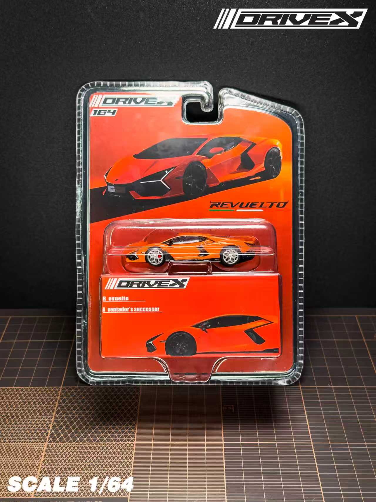 Preorder] Drive X 1:64 Lamborghini Revuelto Hanging Card Board (7