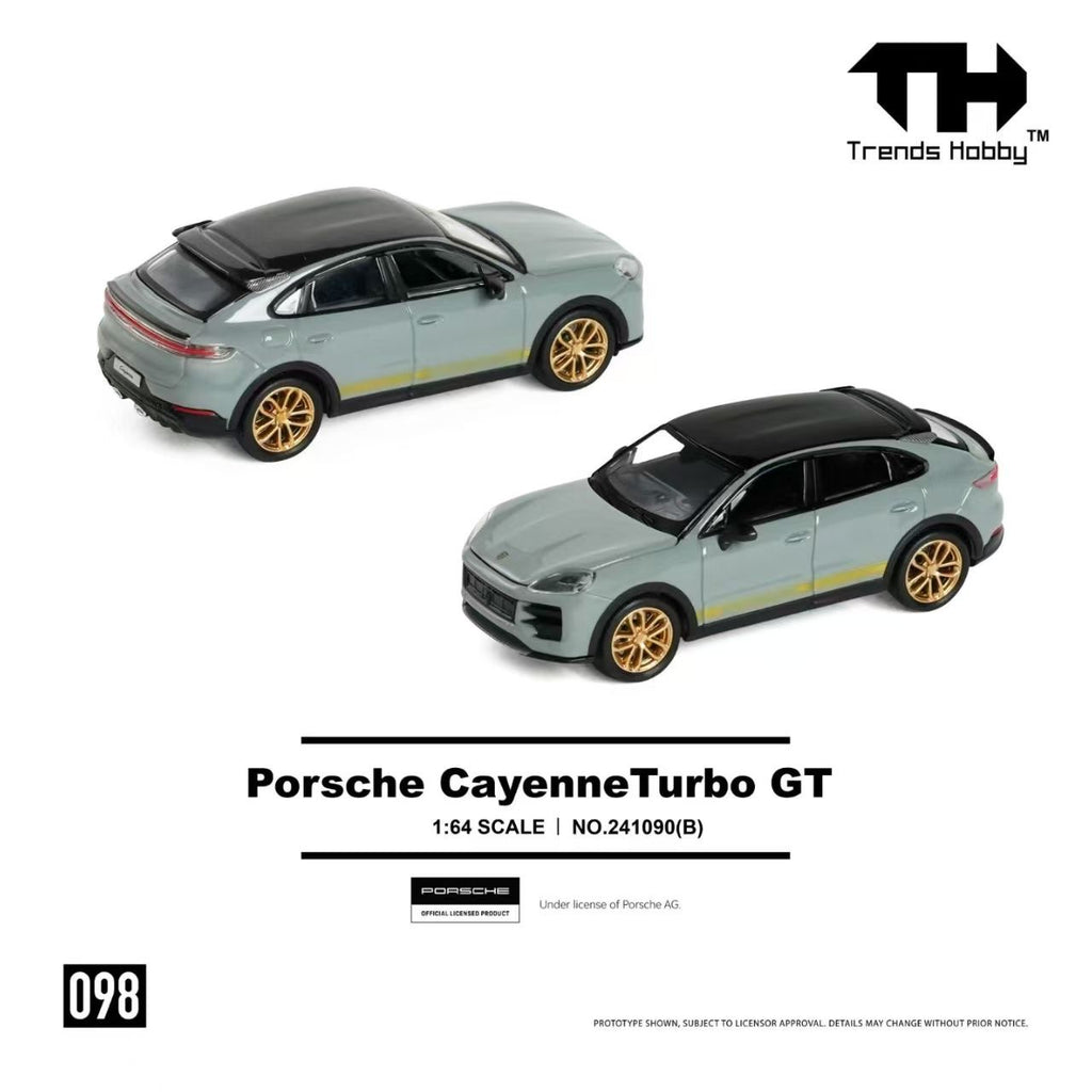 Preorder] Trends Hobby 1:64 Porsche Cayenne Turbo GT - Cement Grey