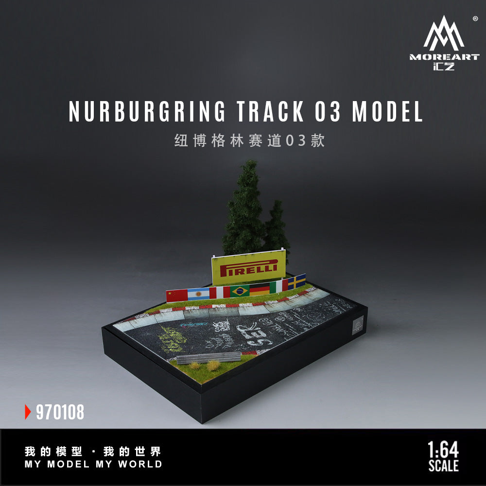 [Preorder] MoreArt 1:64 NURBURGRING TRACK O3 MODEL MO970108