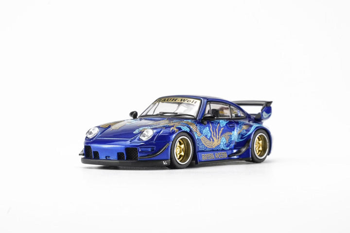 [Preorder] Motorhelix 1:64 Porsche RWB 993 Royal Ocean M62206