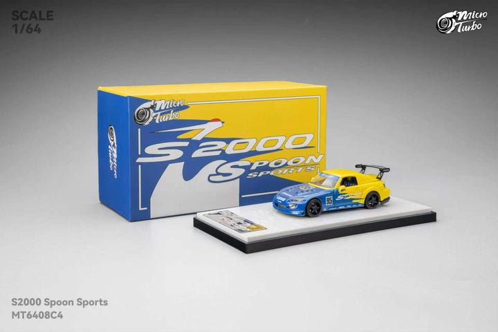 [Preorder] Microturbo 1:64 Custom S2000 Spoon sports - Metallic Yellow MT6408C4