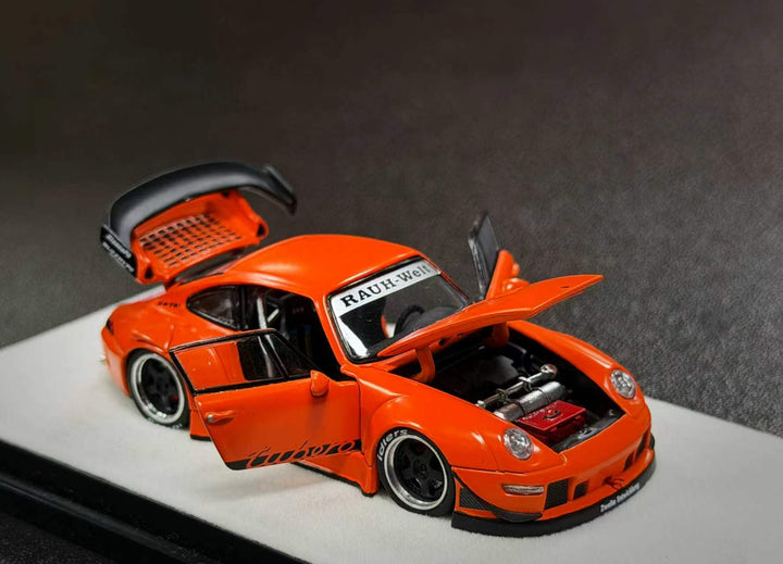 [Preorder] PGM 1:64 Porsche RWB 993 Thermal Orange PGM-640315 (2 Versions)