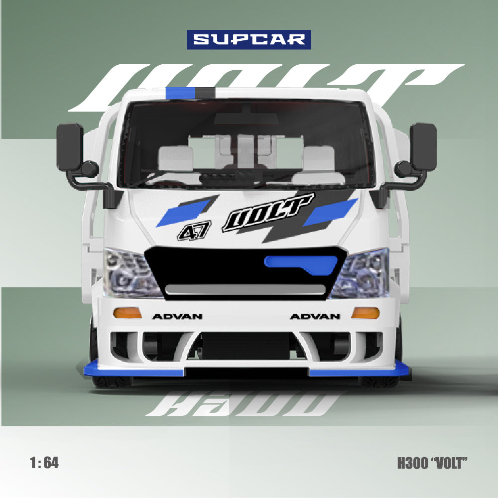 [Preorder] SUPCAR 1:64 ADVAN“VOLT” H300 Blue&amp;White Livery SC647237