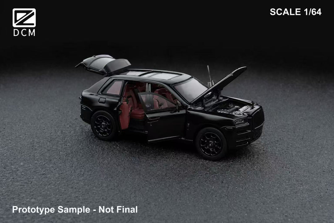 [Preorder] DCM 1:64 Rolls Royce Cullinan Black Warrior