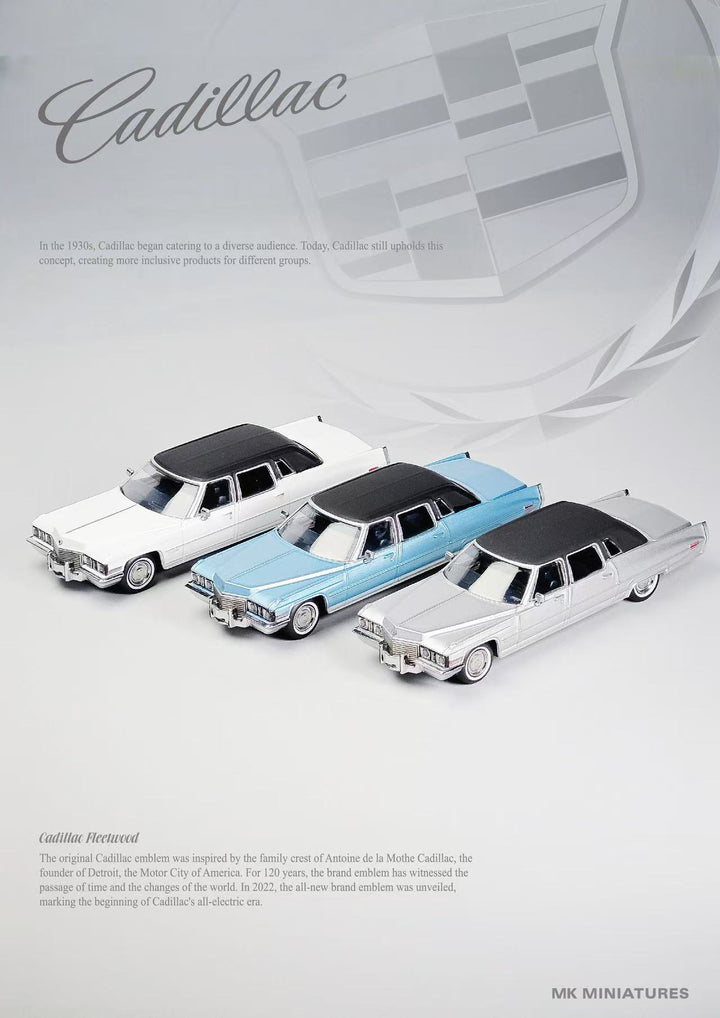 [Preorder] MK Miniatures 1:64 Cadillac Series 75 Fleetwood (3 Versions)