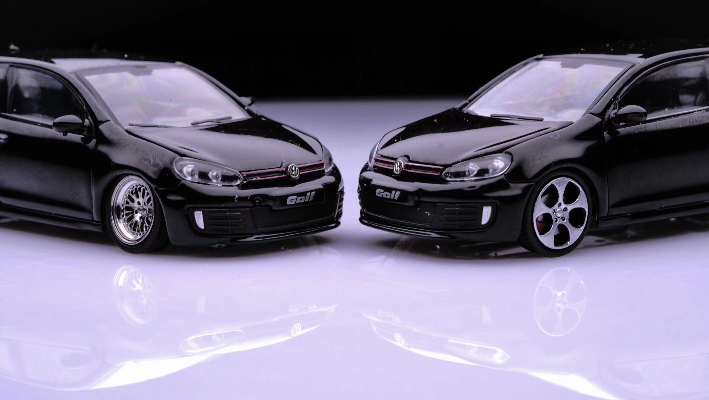 Maxwell Model 1:64 Volkswagen Golf GTI MK6 Black – Horizon Diecast