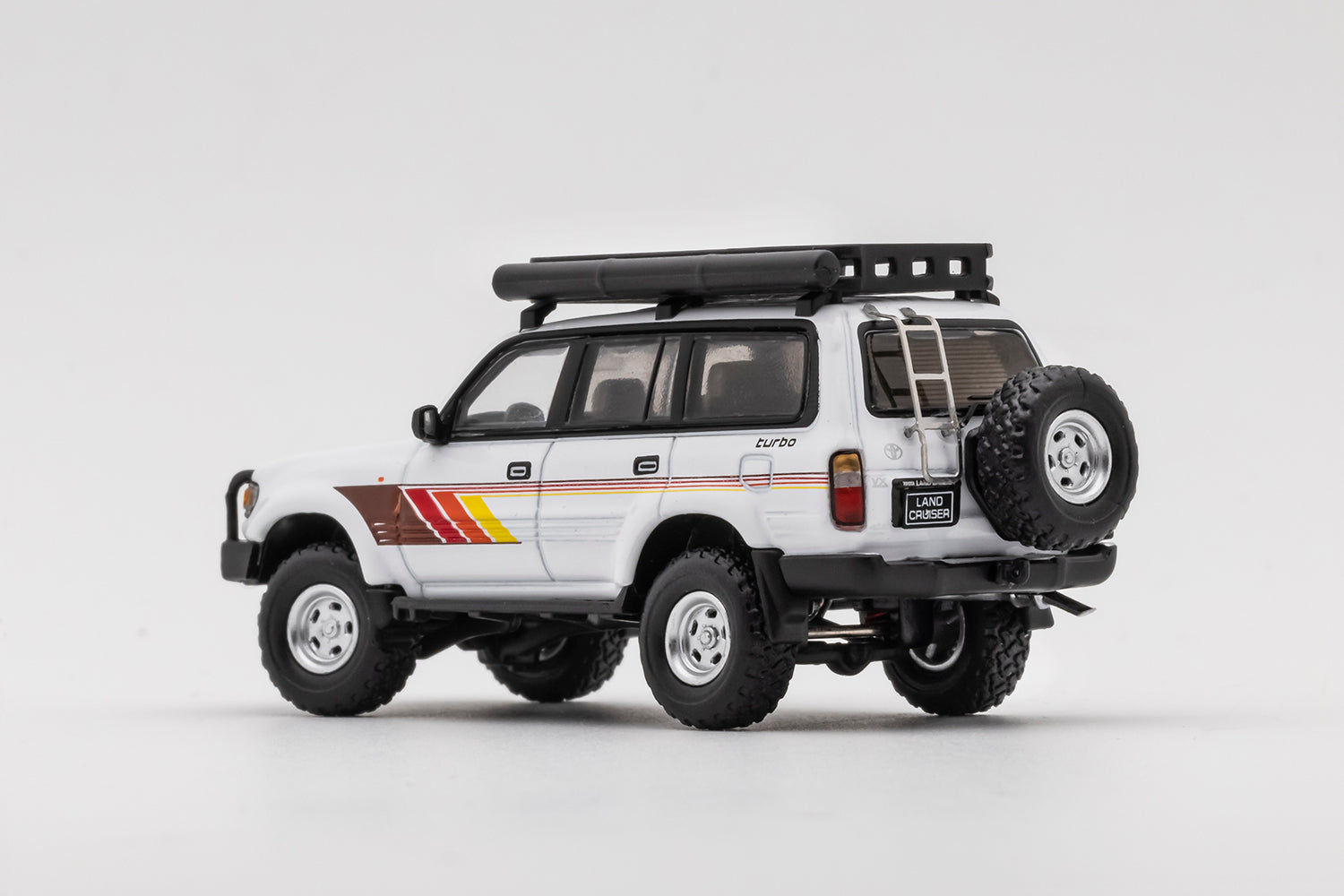 GCD 1:64 Toyota Land Cruiser 80 - LHD White KS-014-385