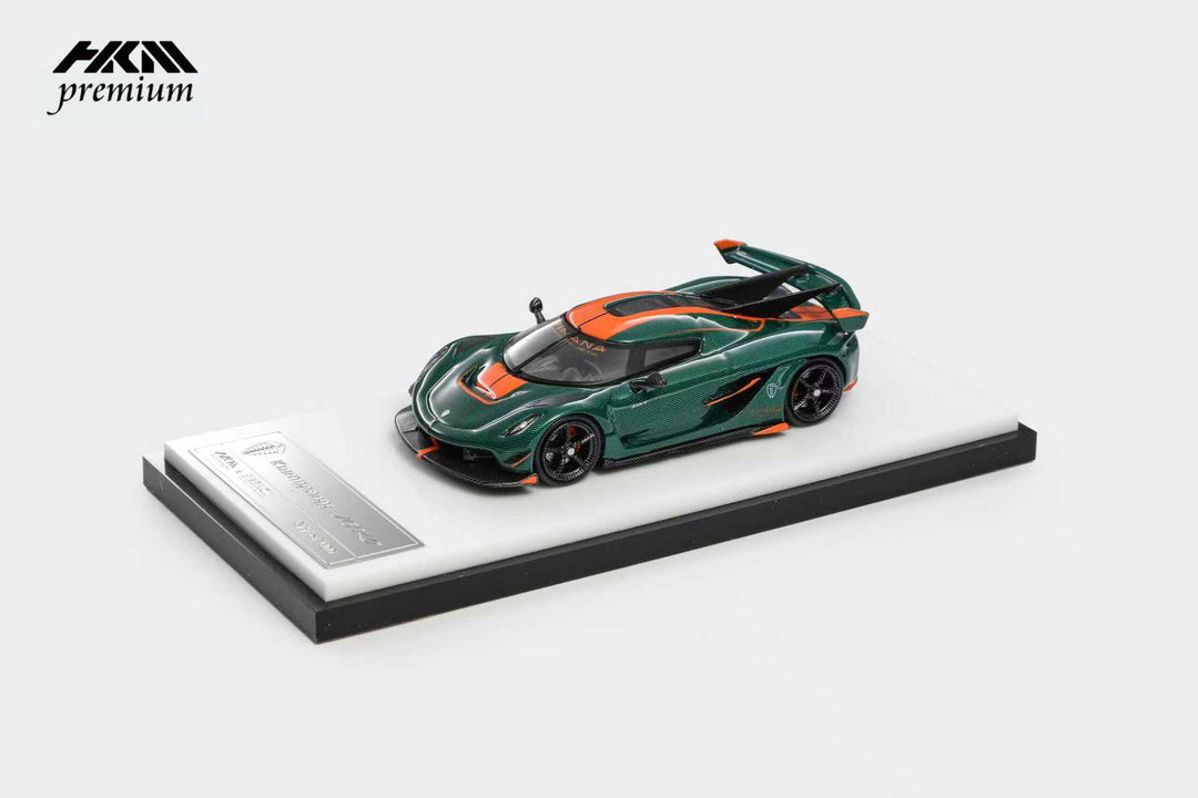 [Preorder] HKM Premium 1:64 Koenigsegg Jesko Attack - Carbon Green (2 Versions)