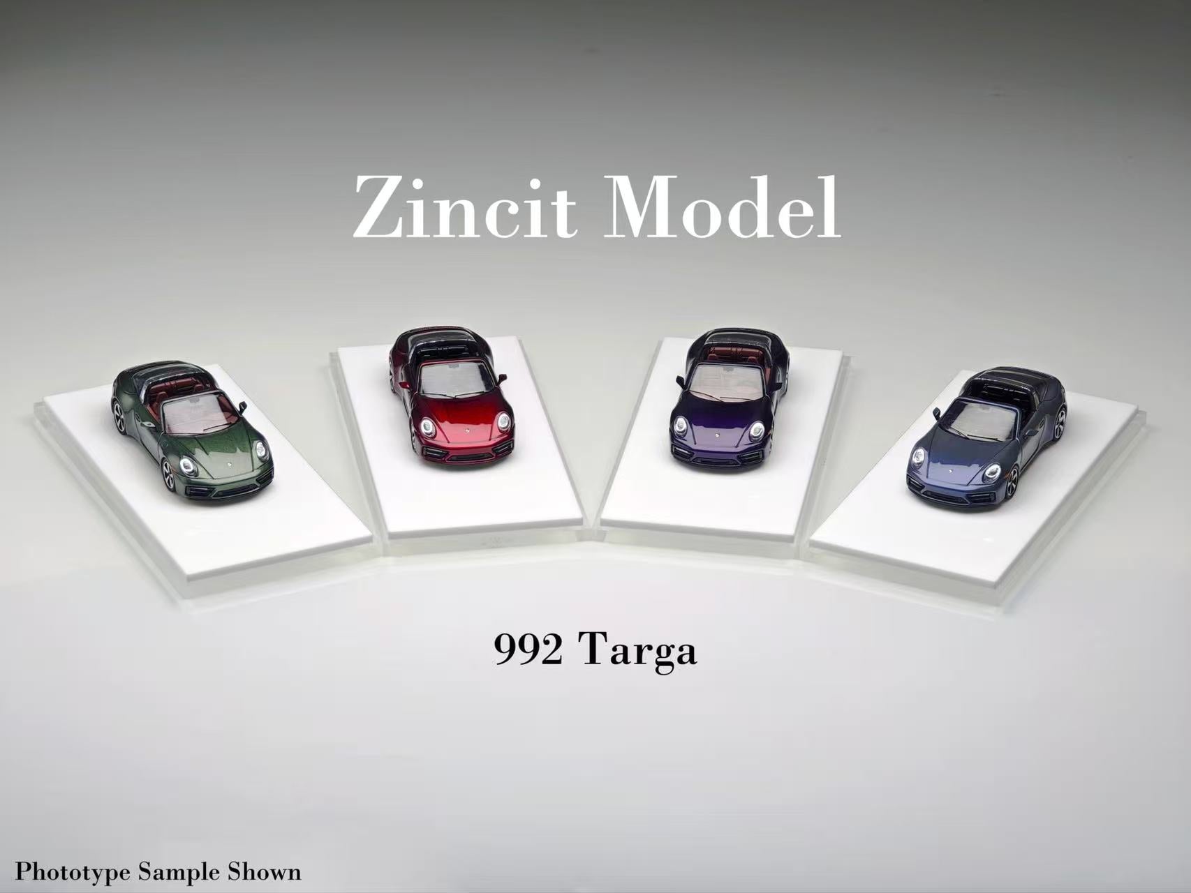 Preorder] Zincit Model 1:64 Porsche 992Targa (4 Colours) – Horizon