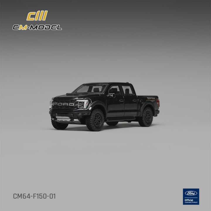 [Preorder] CM Model 1:64 Ford F‑150 Raptor Agate Black Metallic CM64‑F150‑01