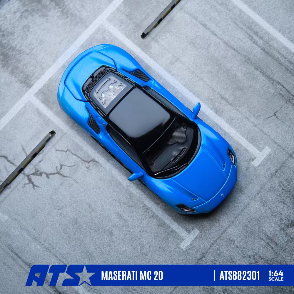[Preorder] ATS Model 1:64 Maserati MC20 Blue ATS882301