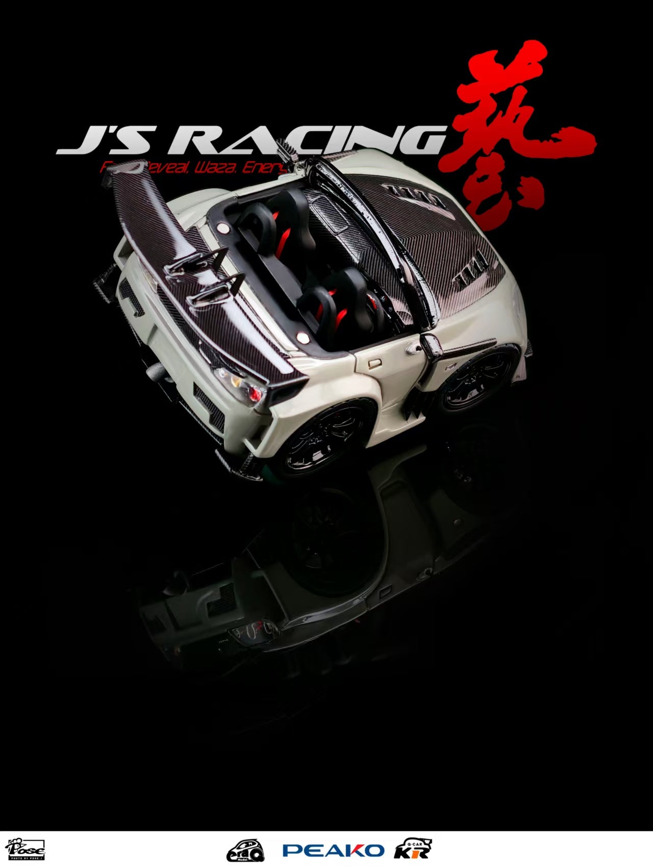 Era Q & Peako 1:64 Honda S2000 J's Racing 2025 Tokyo Auto Salon