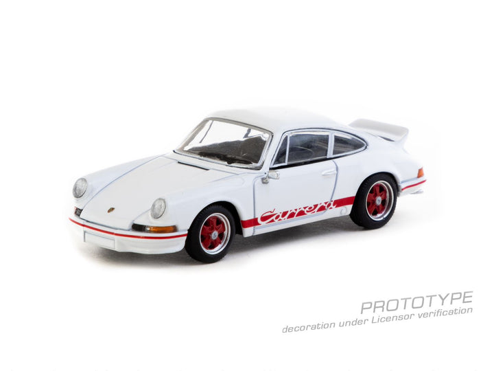 [Preorder] Tarmac Works 1:64 Porsche 911 Carrera RS 2.7 Lightweight White/Red T64S-023-WR