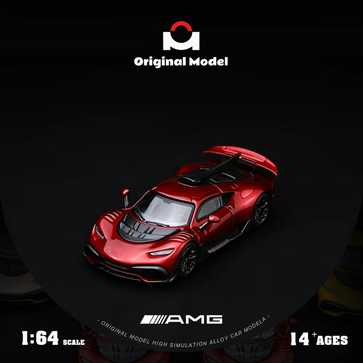 [Preorder] Original Model 1:64 Mercedes Benz AMG one - Metallic Red OM646413