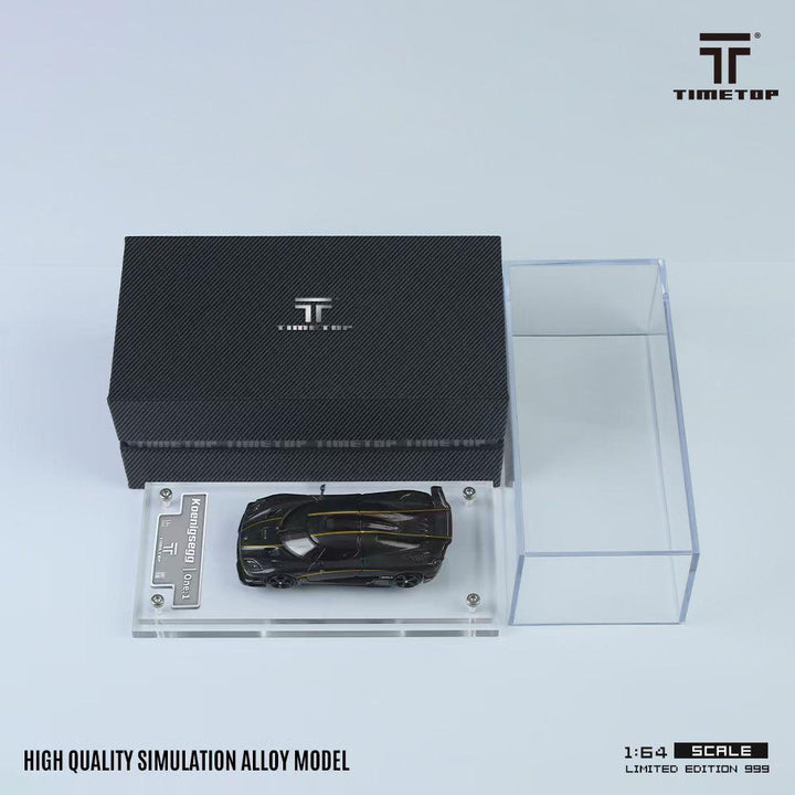 Time Top 1:64 Koenigsegg One:1 Carbon Gold / Pink (2 Colours)