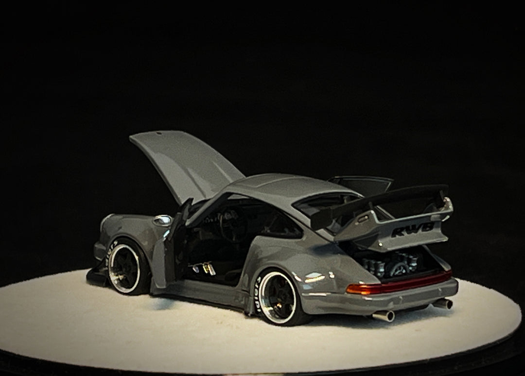 [Preorder] PGM 1:64 Porsche RWB 930 Cement Grey (2 Versions)