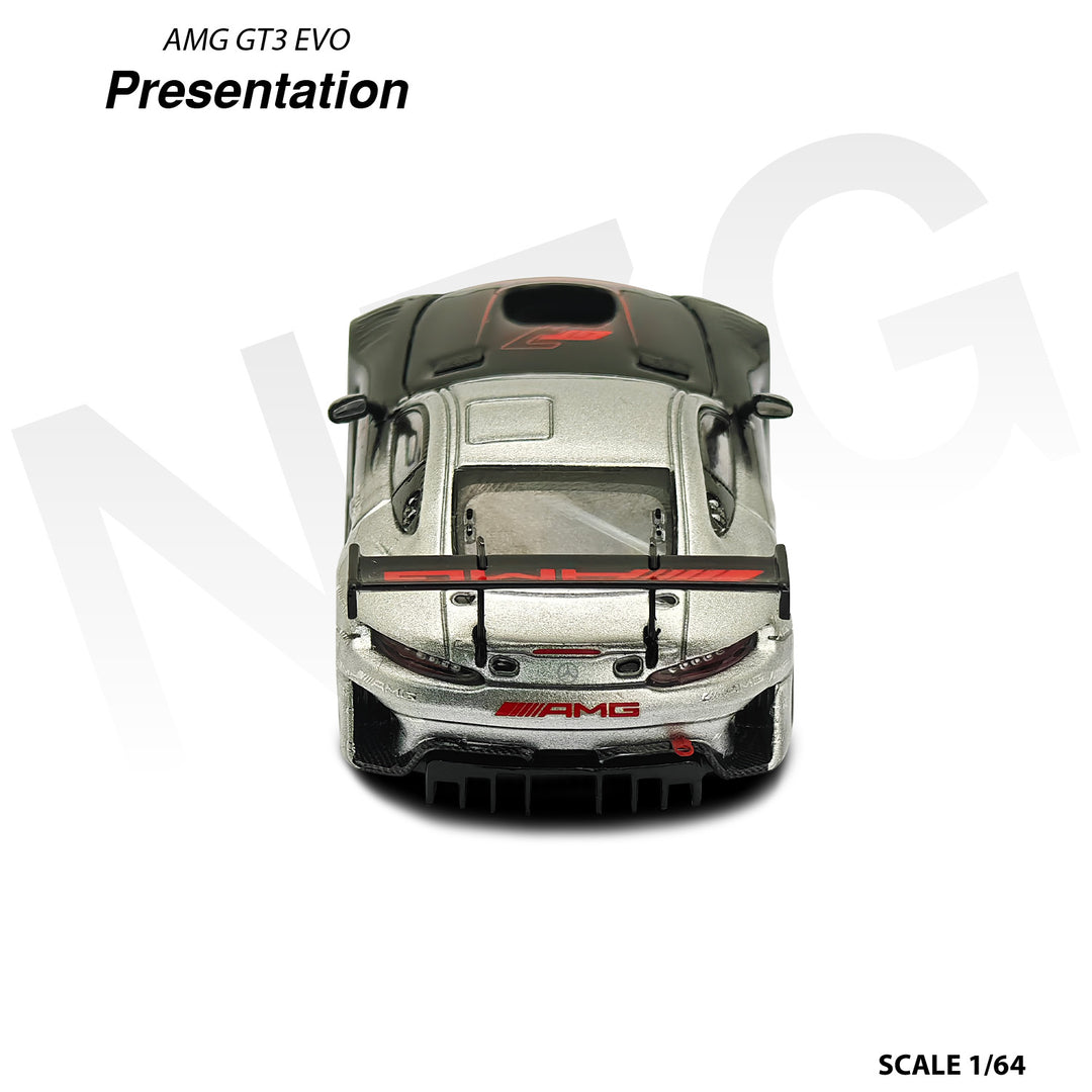[Preorder] KILO works 1:64 Mercedes AMG GT3 EVO II Presentation black 114600005