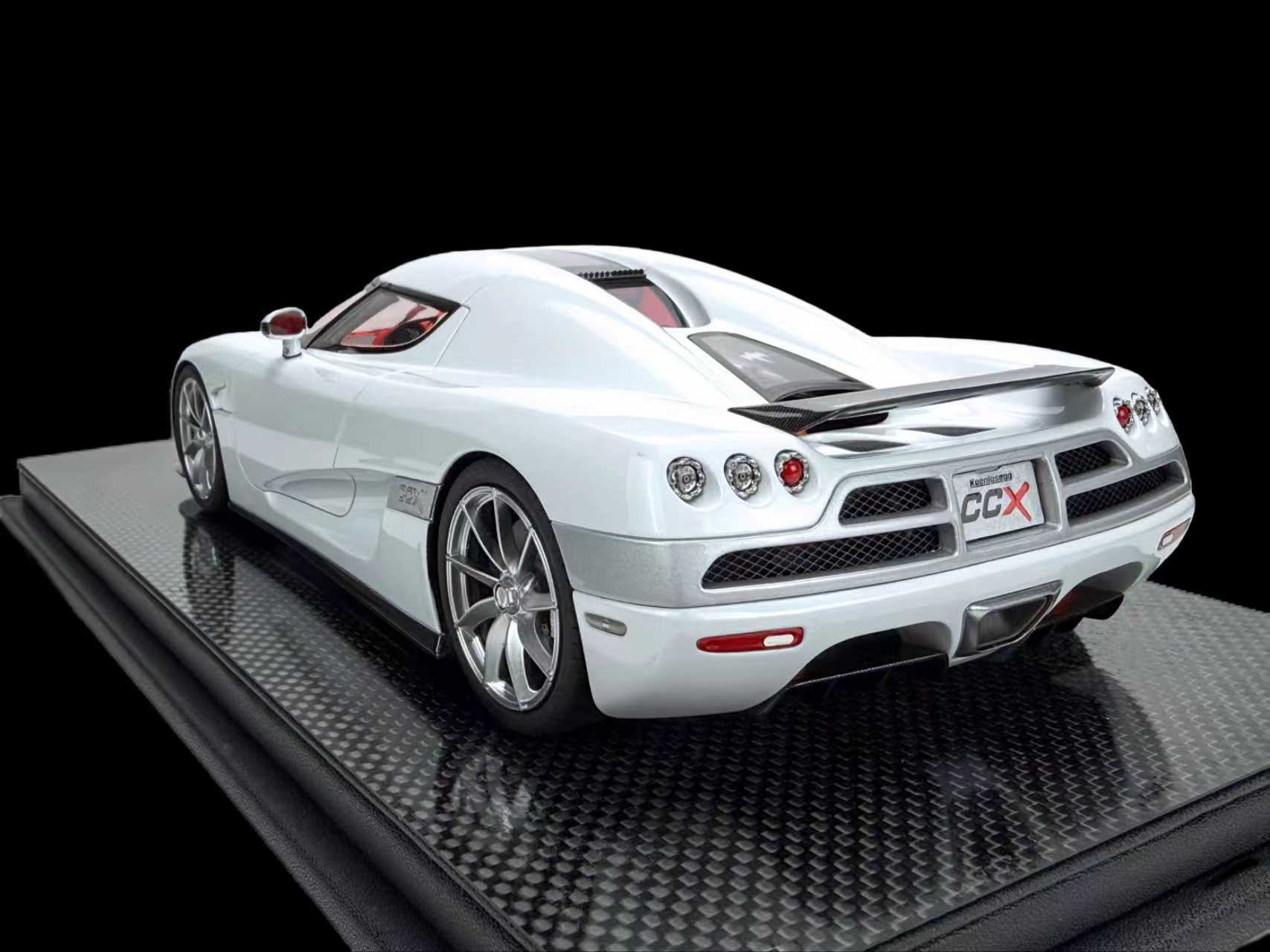【希少／未開封】LOCHSIDE1991 CONNOISSEURS CHOICE Preorder] FrontiArt 1:18 Koenigsegg CCX Pearl White – Horizon Diecast