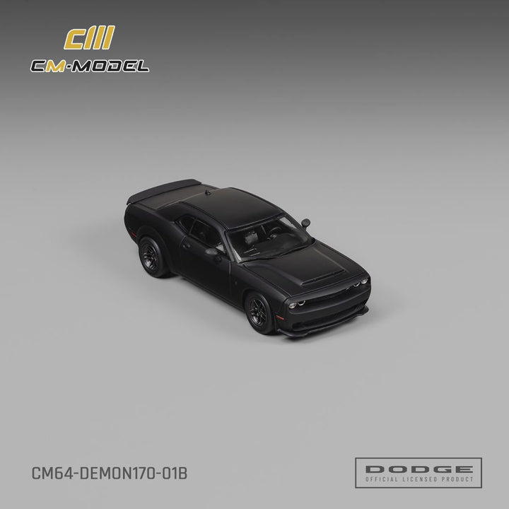 [Preorder] CM Model 1:64 Dodge Demon 170 Matte Black CM64-Demon170-01B