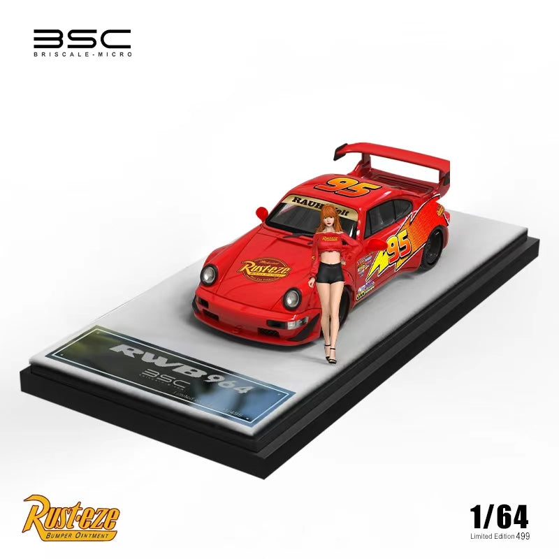 [Preorder] BSC 1:64 Porsche RWB964 -  Rust-eze (2 Versions)