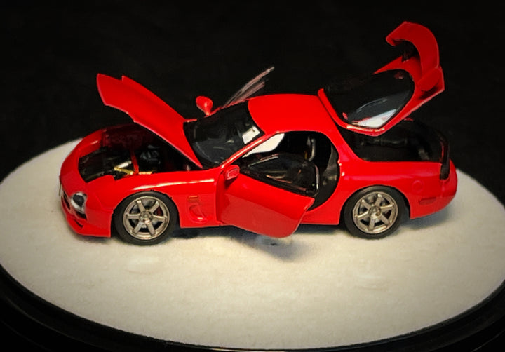 [Preorder] PGM 1:64 Mazda RX7 Red Color (2 Versions)
