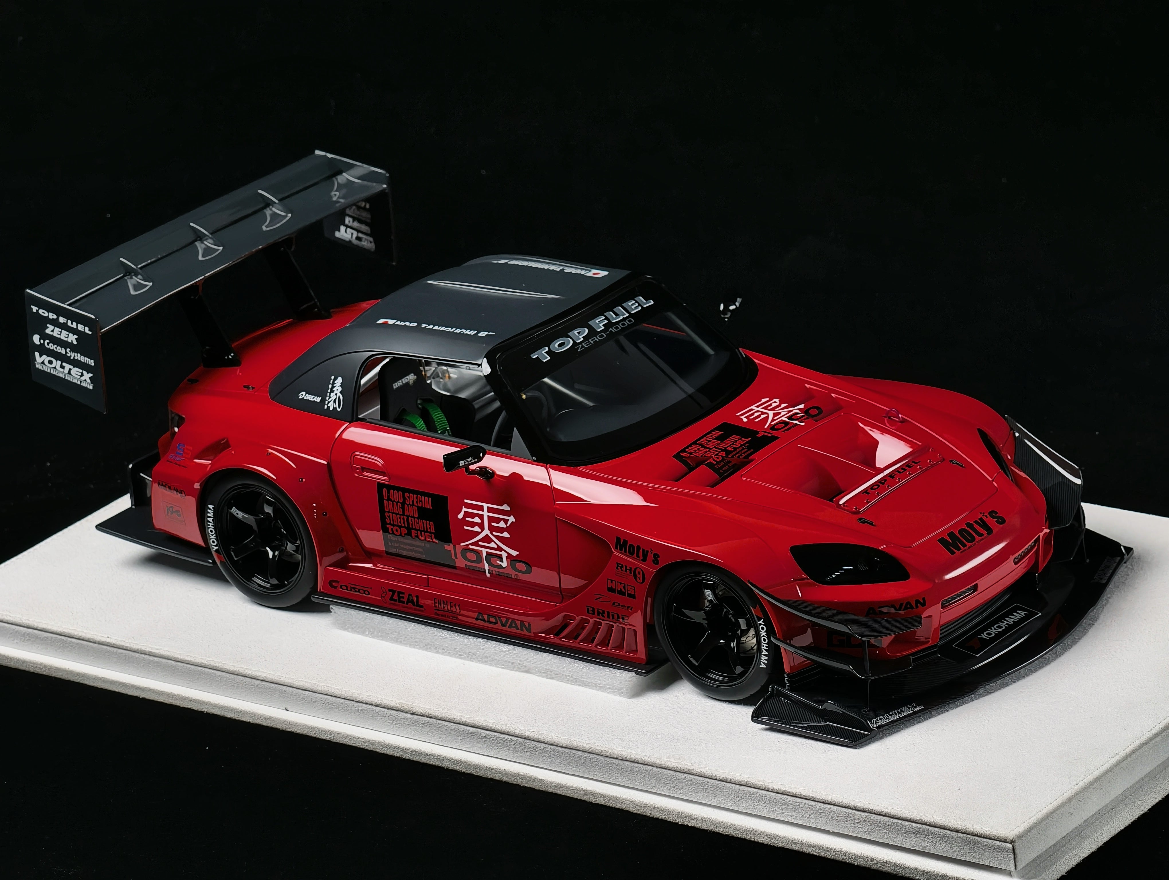 Preorder] MCM 1:12 HONDA TOP FUEL S2000RR (2 Colours) – Horizon
