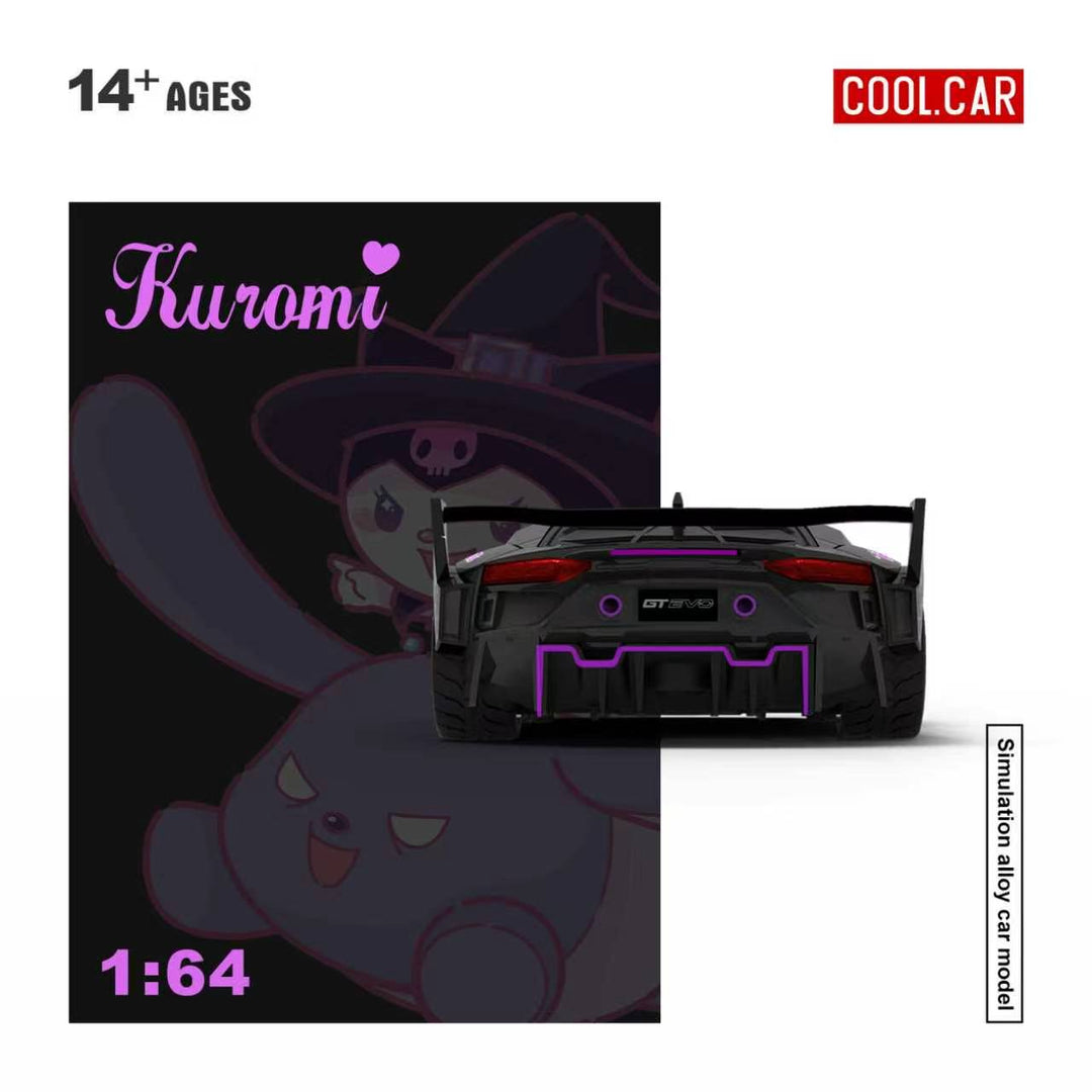 [Preorder] Cool Car 1:64 Lamborghini GTEVO Kuromi CC643838