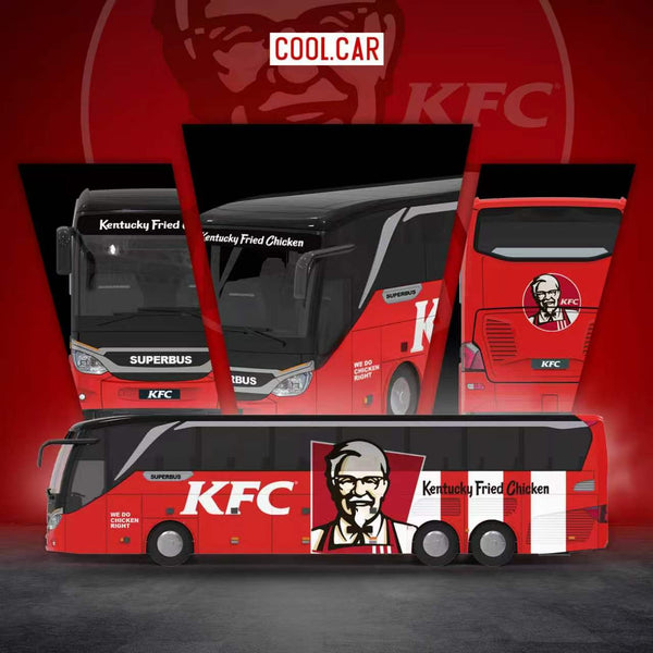 [Preorder] Cool Car 1:64 Crazy Thursday KFC Livery Bus CC800706 ...