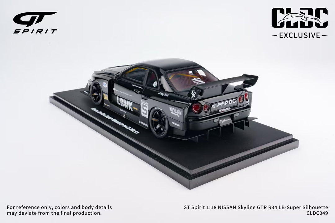 [Preorder] GT Spirit 1:18 NISSAN Skyline GTR R34 LB-Super Silhouette CLDC049