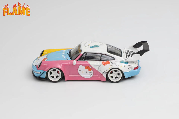 [Preorder] Flame 1:64 Porsche RWB Hello Kitty Livery (2 Verisons)