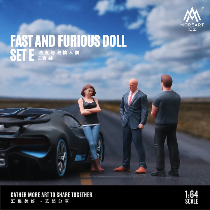 [Preorder] MoreArt 1:64 FAST AND FURIOUS DOLL SET E