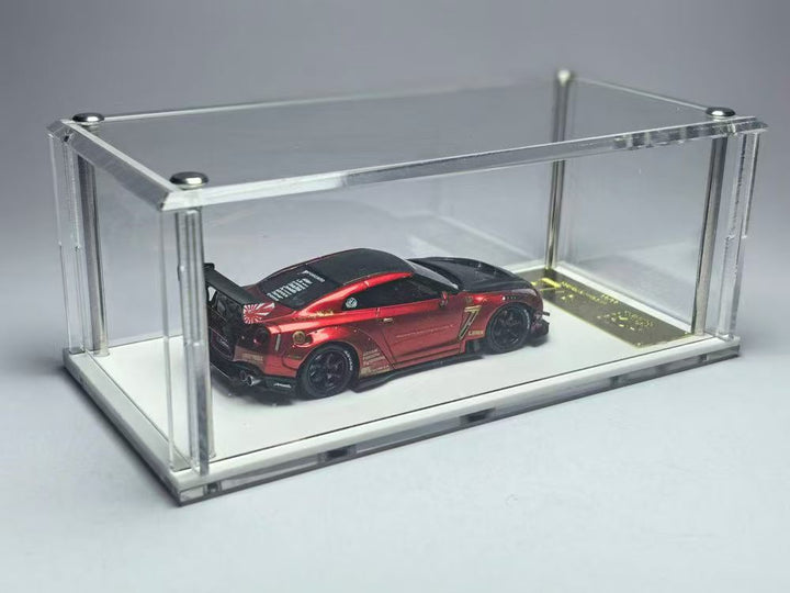 MYC Model 1:64 LB WORKS GTR R35 Type2.0 Widebody Metallic Red Carbon livery MYC640005