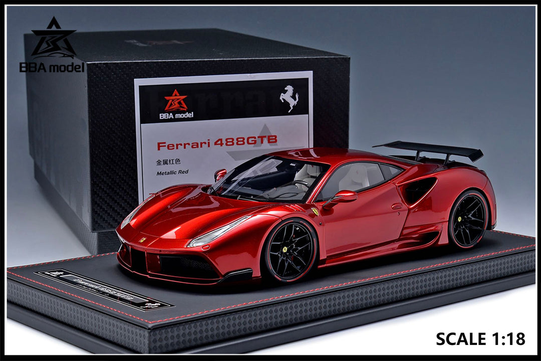 [Preorder] BBA model 1:18 Ferrari 488GTB Novitec (5 Colours)