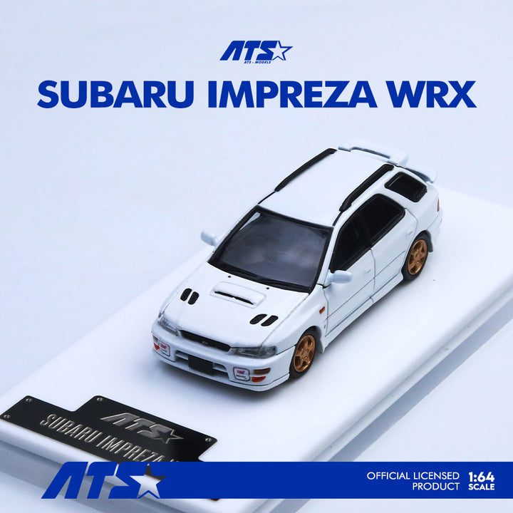 [Preorder] ATS Model 1:64 Subaru IMPREZA WRX White ATS881503