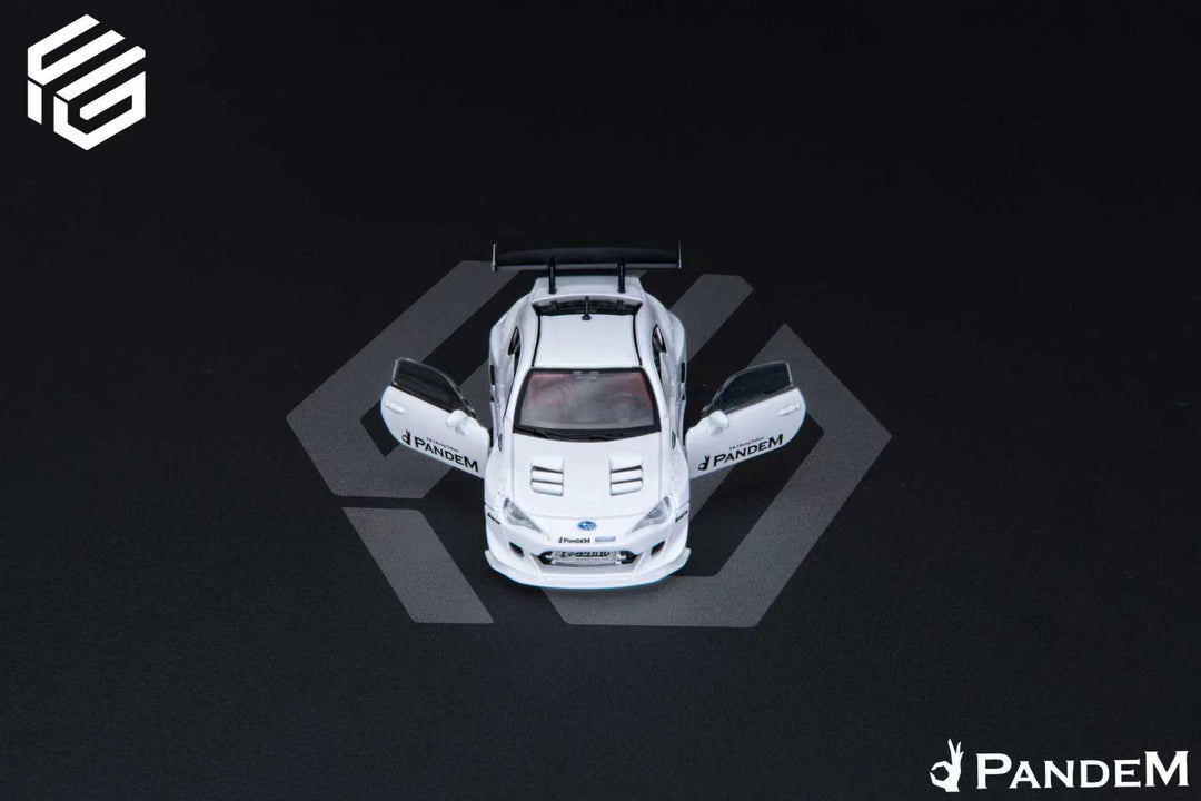 [Preorder] FG 1:64 Subaru BRZ Fully Open Pandem Modified Pearl White
