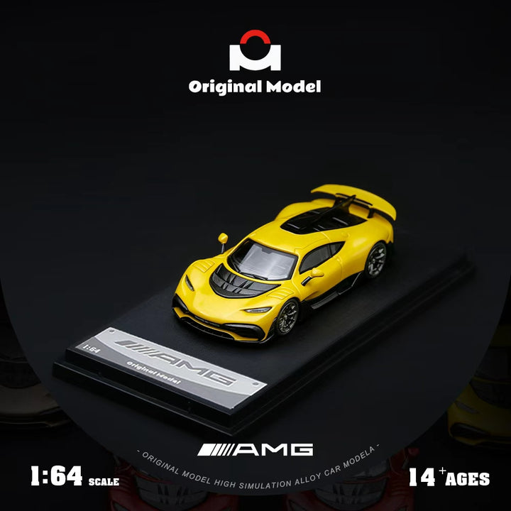 [Preorder] Original Model 1:64 Mercedes AMG One Bright Yellow OM646414