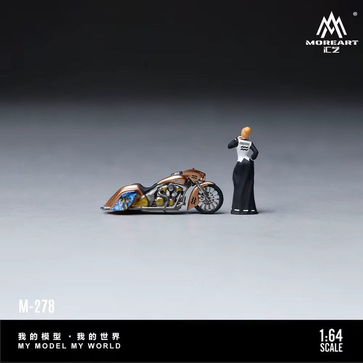 [Preorder] MoreArt 1:64 AQUARIUS DECAL FEMALE RIDER FIGURE SET MO222278