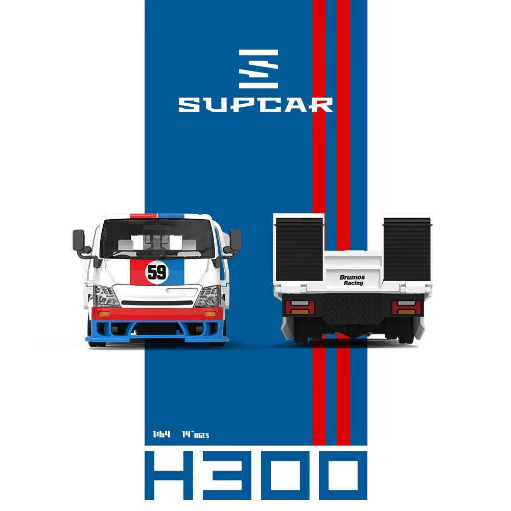 [Preorder] SUPCAR 1:64 H300 Red &amp; Blue Livery SC647243
