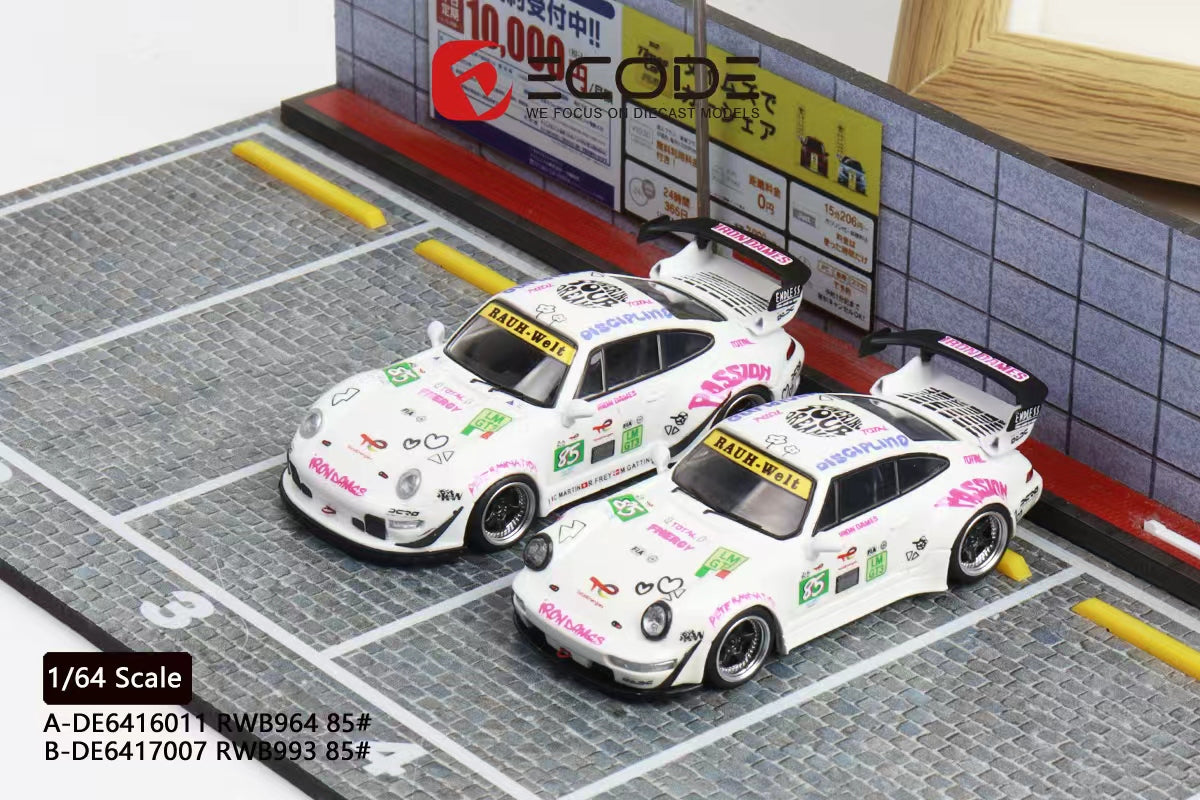 Preorder] Decode 1:64 Porsche #85 Iron Dames Livery (2 Versions