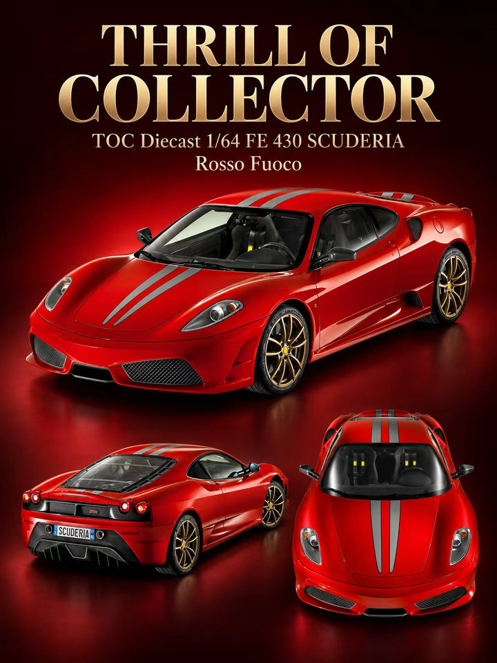 [Preorder] TOC 1:64 FE430 Scuderia &amp; FE458 Speciale (11 Versions)